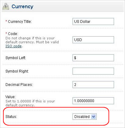 Cara setting mata uang rupiah