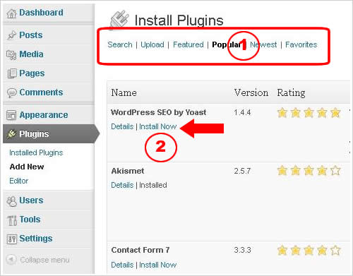 Cara Install Plugin wordpress