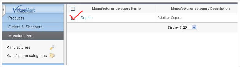 Cara menambahkan manufacturer toko online virtuemart